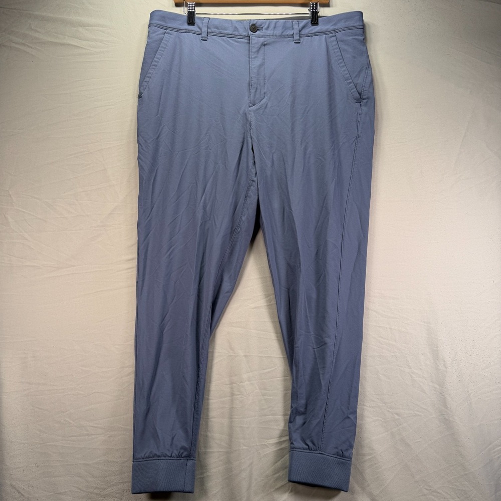 VRST Limitless Jogger Pants Mens 38x28 Royal Blue Stretch Performance Active